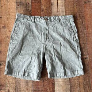 Vineyard Vines Mens Stretch Cotton Blend Khaki Shorts Size 36 Comfortable Fit Du